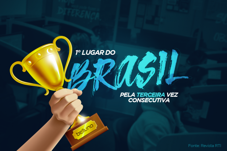 Pela terceira vez consecutiva, somos o Call Center mais lembrado do Brasil.